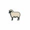 Minimalistic Sheep Icon Logo For Wolf Brand