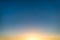 Minimalistic sunset photo