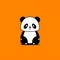 Minimalistic Symmetry: Hd Panda Cartoon Wallpapers And Monochromatic Artworks