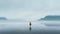 Minimalistic Travel Photography: Alone In The Misty Icelandic Landscape