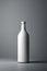Minimalistic Unbranded Glass Bottle in Matte White