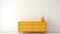 Minimalistic Yellow Dresser With Clean-lined Design