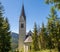 The mining chapel of S. Maddalena. The Gothic chapel was built in 1480 by the miners of Monteneve, Ridanna Valley, Racines, South