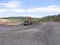 mining dump truck loader in a coal mine mining of industrial minerals