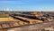 Mining equipment in a brown coal open pit mine near Garzweiler, Germany