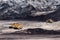 Mining Equipment or Mining Machinery, Bulldozer, wheel loader, from open-pit or open-cast mine as the Coal Production.