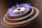 Mining gas in an alien black hole