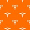 Mining hammer drill pattern vector orange