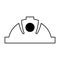 Mining helmet isolated icon