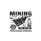 Mining industry, coal mine factory wheelbarrow