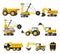 Mining Industry Icon Set