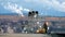 Mining machinery working in open pit, Ruhr, Germany