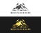 Mining mountain logo design.