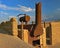 Mining processing equipment in Death Valley