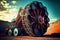 mining reclaimer wheel bucket heavy machinery at coal industry career