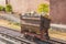 Mining wagon loaded with rocks, on the train tracks, in the Magical Town of El Oro, State of Mexico