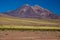 Miniques and Miscanti lagoons track in Atacama highlands