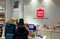 Miniso store. Customers buy goods in a miniso store. Minsk, Belarus - april, 2022