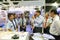 Minister Ng Chee Meng visiting booths at the Aviation Open House