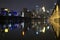 Minneapolis skyline at night