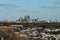 Minneapolis Skyline over Golden Valley During Winter