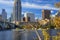 Minneapolis skyline, saint anthony falls