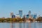 Minneapolis Skyline View from Lake Calhoun