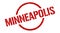 Minneapolis stamp. Minneapolis grunge round isolated sign.