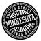 Minnesota black and white badge