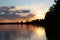 Minnesota Sunset on Loon Lake