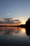 Minnesota Sunset on Loon Lake