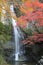 Minoo Waterfall and Minoo Park in autumn
