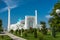 Minor White Mosque in Tashkent, Uzbekistan.