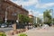 MINSK, BELARUS - AUGUST 01, 2013: Lenin Street in Minsk.