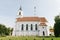 Minsk, Belarus. August 2021. Zolotogorsky Church of the Holy Trinity of St. Roch