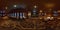 MINSK, BELARUS - FEBRUARY 14, 2011: Panorama of interier hall luxury casino, full 360 seamless panorama in equirectangular
