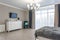 MINSK, BELARUS - January, 2019: luxure hall interior loft flat apartments