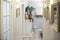 MINSK, BELARUS - January, 2019: luxure hallway interior flat apartments with decoration