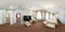 MINSK, BELARUS - JULY, 2016: Full spherical 360 by 180 degrees seamless hdri panorama in interior hall bedroom in modern hotel in