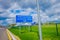 MINSK, BELARUS - MAY 01, 2018: Informaive sign close to open air museum of old civil aviation in Minsk airport, the