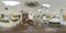 MINSK, BELARUS - MAY, 2017: Full seamless panorama 360 degrees angle view inside interior of store machine knitted handmade