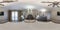 MINSK, BELARUS - MAY, 2019: Full spherical seamless hdri panorama 360 degrees angle view inside interior of master bedroom of