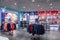 Minsk, Belarus - May 29, 2019: interior shot of a kidswear shop