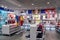 Minsk, Belarus - May 29, 2019: interior shot of a kidswear shop