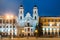 Minsk, Belarus. View Of Cathedral Of Saint Virgin Mary And Part