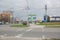 Minsk, Belarussia. City infrastructure, street with buildings