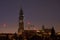 The Minster in Freiburg Germany by night