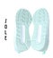 Mint color sole sport sneakers