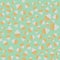 Mint cream cup cake seamless green pattern