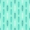 Mint Flower Cactus Seamless Pattern